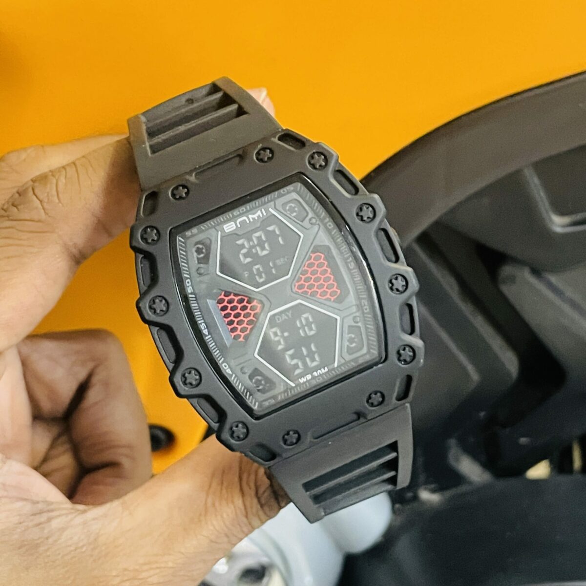 BNMI Square Mens Sports Watch - Image 1