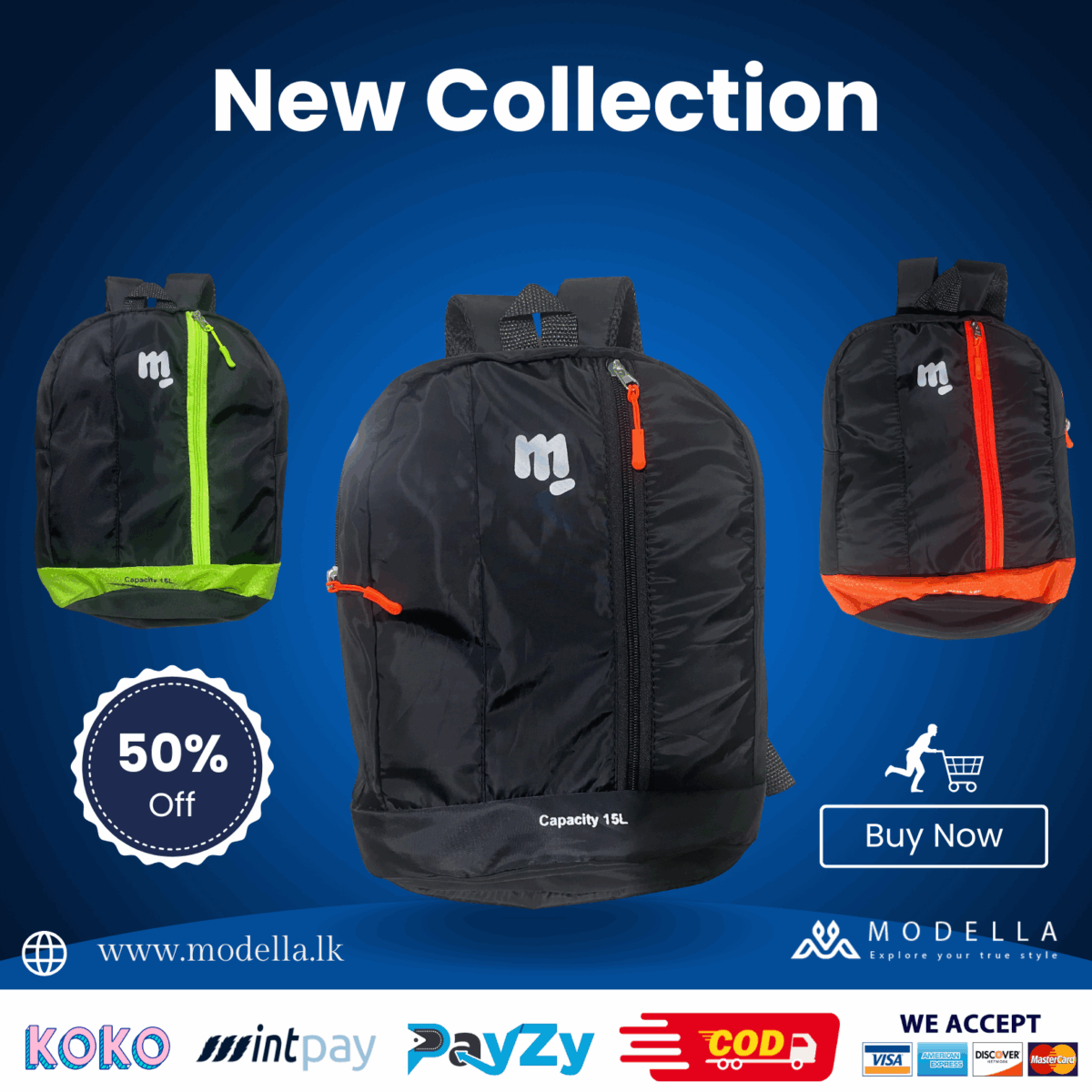 Simple Mens Backpack - Image 4