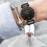 Mens Lavaredo Leather Strap Watch