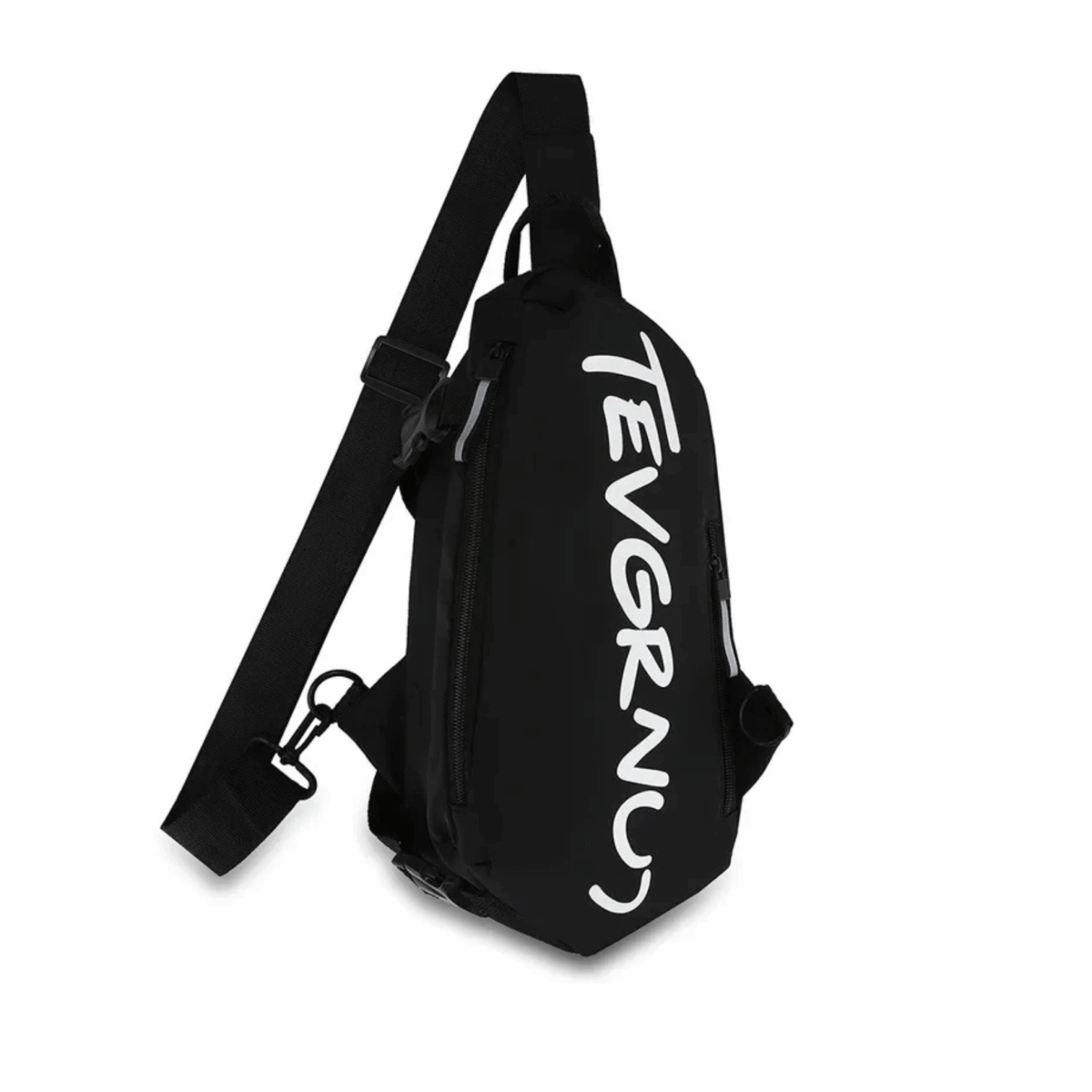 Chest Side Unisex Mens Side Bag Black Beige Color - Image 2