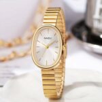 Naidu Ladies Women Gold Silver Watch