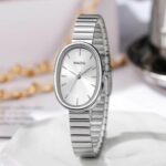 Naidu Ladies Women Gold Silver Watch - Image 3