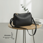 Ladies Hand Bag Black Gray Green - Image 3