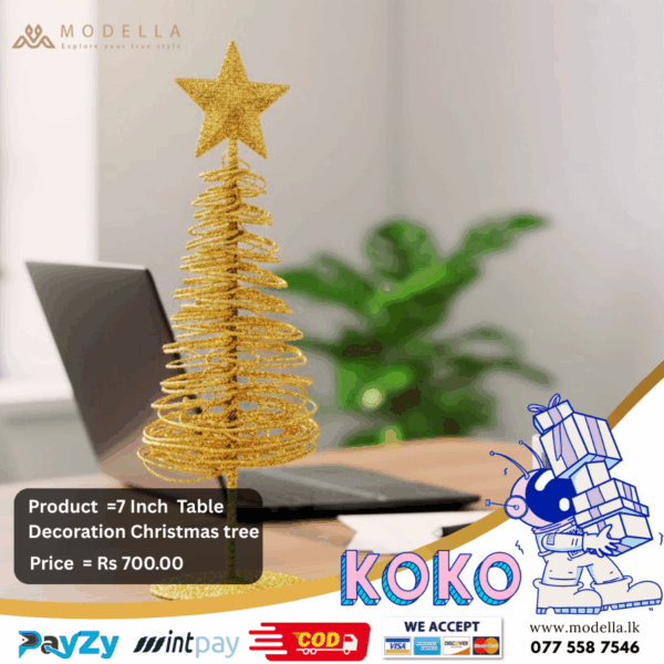 Xmas Christmas Table Decorations Christmas gold Tree