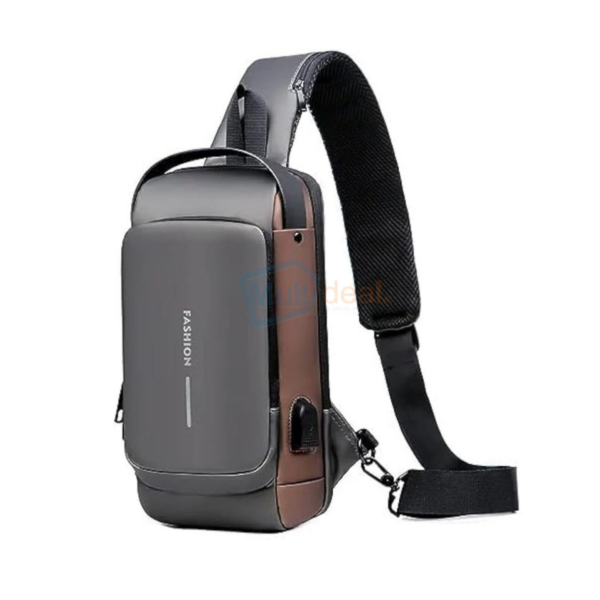 Bag Side BaG Chest Side Bag Mens Side Bag with USB cable