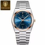Mens Watch Casual Office Stainless Steel SS Day Date - Image 7