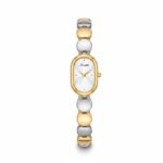 Ladies Oval Shape Women Gold Silver Rose Gold Watch - Image 5
