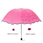 Ladies Women Magic Umbrella Random Color - Image 2