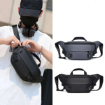 Unisex Waterproof Black Quality Side Bag - Image 2