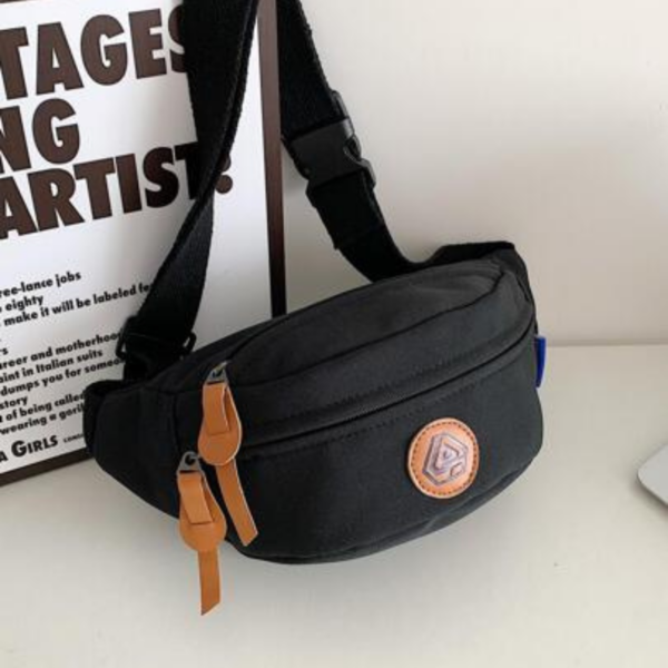 Side Bag leather Tag unisex Bag