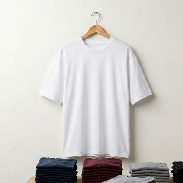 OverSized Plain T-Shirt 240 GSM Cotton Modella