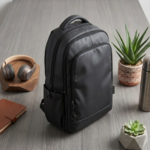 Mens Waterproof High Quality Black Laptop Bag Modella - Image 2