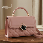 Ladies PU Leather Hand Bag Side Bag - Image 2