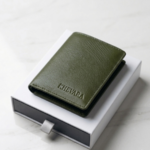 Mens Leather Blue Green Brown Black Wallet - Image 4