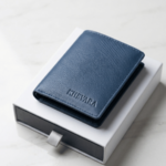 Mens Leather Blue Green Brown Black Wallet - Image 3