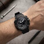 GShock Steel Dial Dual Time Mens sport Watch