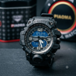 Piaoma Waterproof Mens Sports Watch With Steel Pack - Image 2
