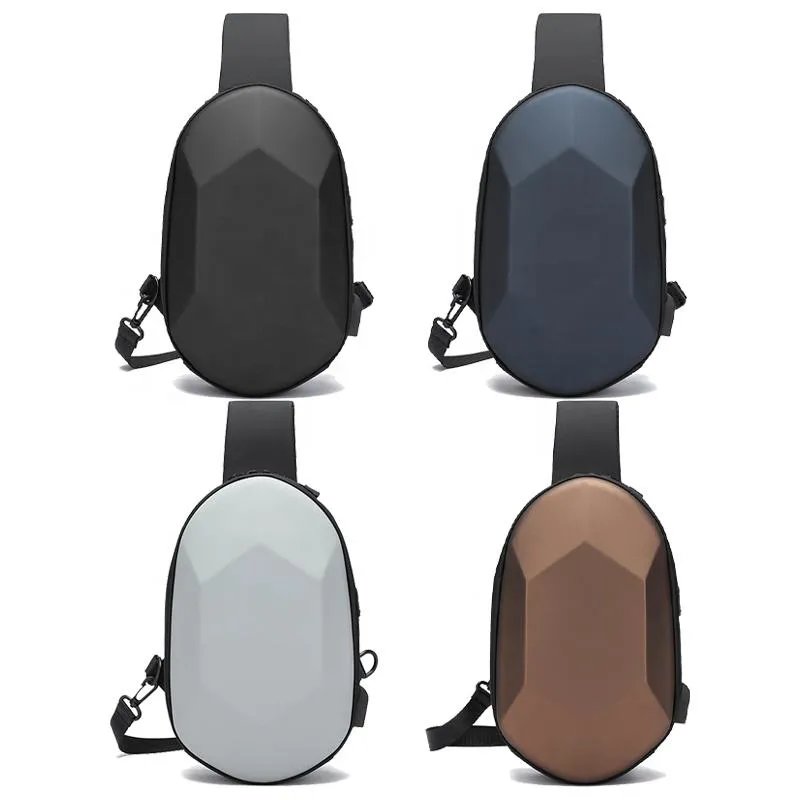 2026/07/1000092989.jpg Cross body Shoulder USB shell Bag - Image 1
