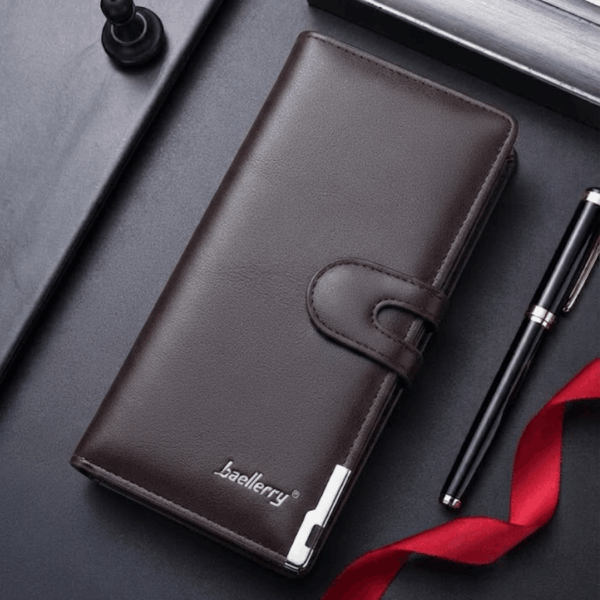 Mens luxury Long Wallet